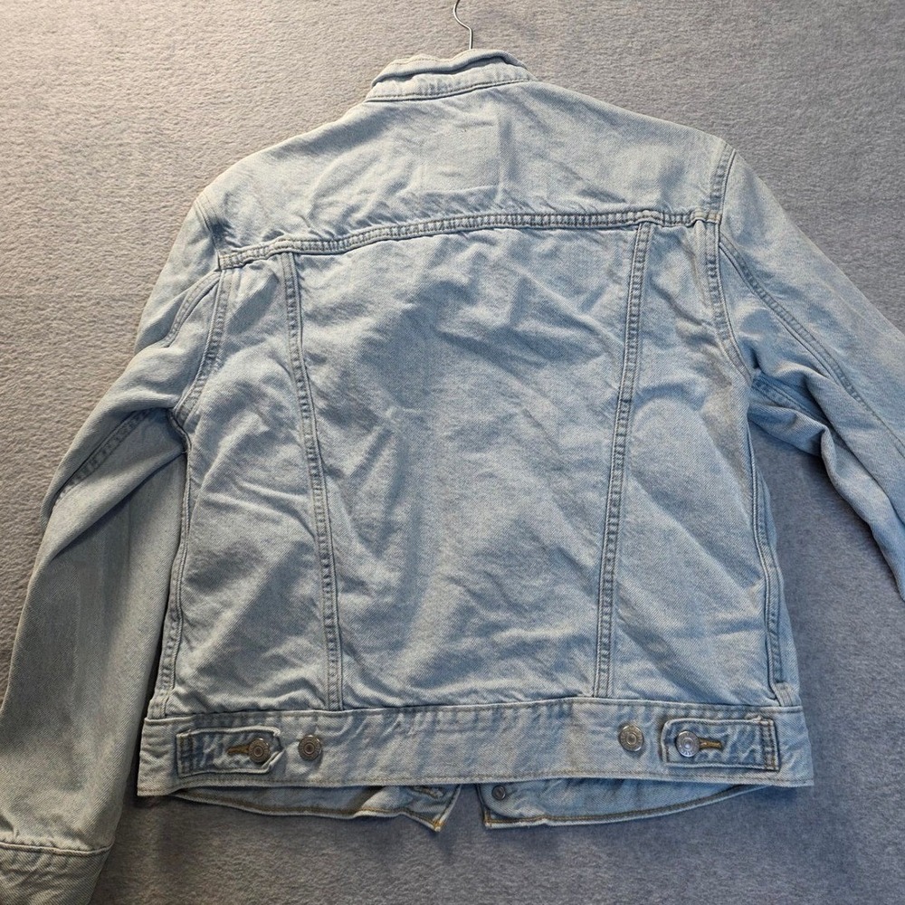 Levis Womens Light Wash Denim Trucker‎ Jacket WaterLess Blue Size S - Picture 3 of 7